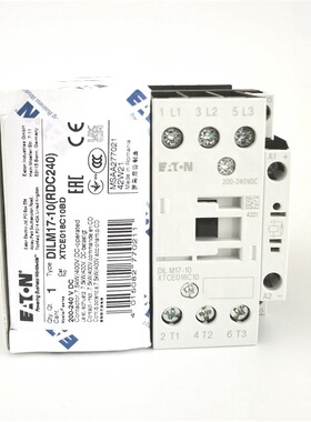 伊顿接触器 DILM17-10  DIL M17-10DC220V  现货