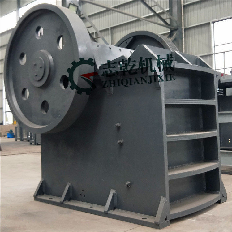 颚式破碎机 钢筋水泥块大口径破碎机 时产100吨建筑垃圾处理设备