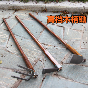 农用户外全钢加厚大锄头挖土开荒农具种菜两用挖冬笋家用除草E18