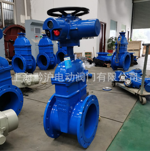 电动软密封闸阀Z945X 市政污水弹性软密封法兰暗杆闸阀开关型 16Q