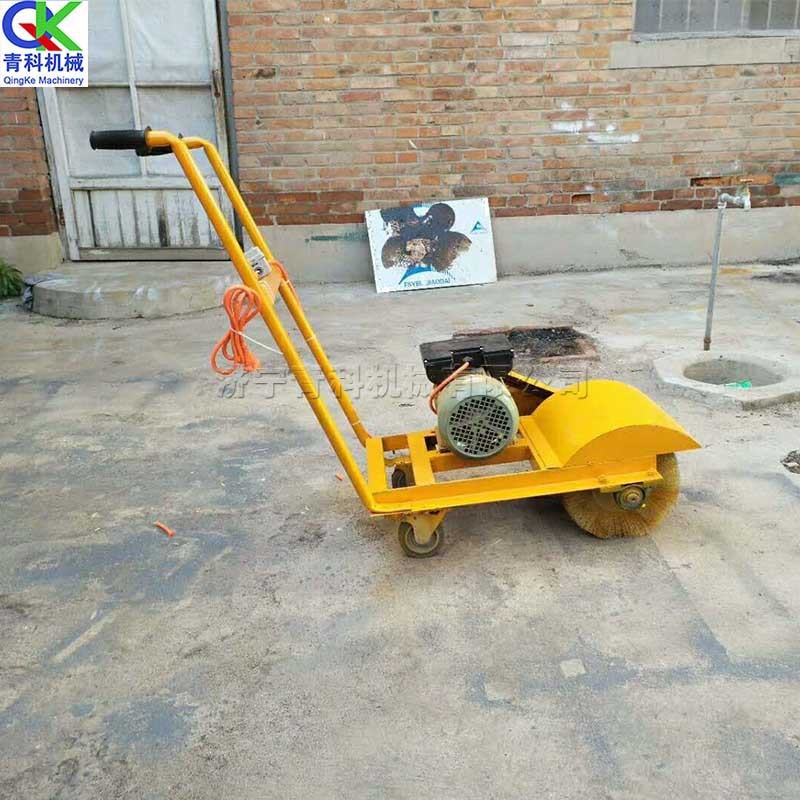 钢结构彩钢瓦除锈机 手推式路面打磨机 ?小型彩钢板屋面翻新机