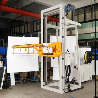 嘉音全自动水平式打包机A-72HE全自动水平式栈板打包机