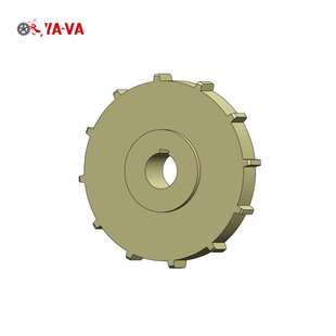 网带网链驱动轮 厂家供应 淡黄色尼龙塑料齿轮660 主被动轮