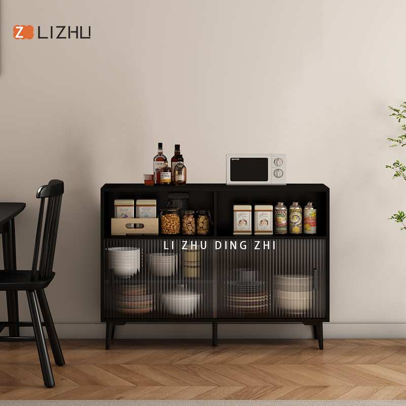 现代简约餐边柜储物柜客厅厨柜置物柜日式茶水柜收纳墙靠墙碗柜M&