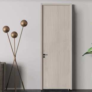 实木烤漆门白色木门卧室隔音门实木复合套装门厂家现代轻奢