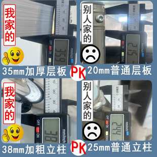 多层不锈钢置物架特厚多功能微波炉烤箱货架三层便宜厨房置物架