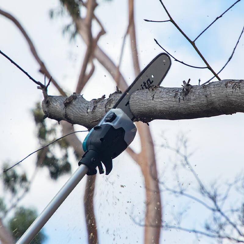 牧田牧田高枝链锯高空锯树电锯带伸缩杆果树锯充电绿化园林工具DU