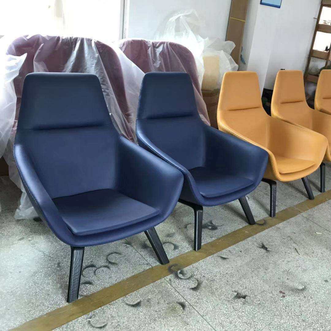 EMMRES armchair 工厂定 制现代家具餐厅咖啡厅休闲布椅子