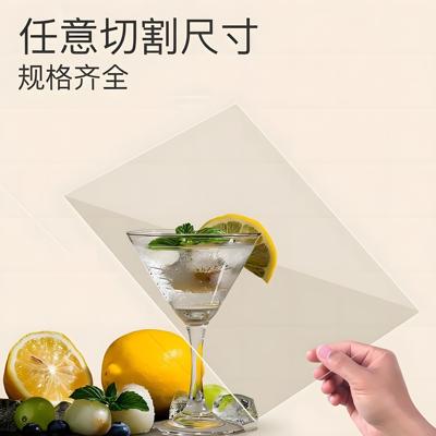 亚克力板透明磨砂厚板有机玻璃板材UV喷绘防静电PC耐力板加厚定制