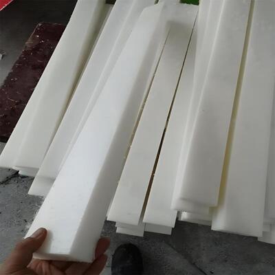 白色尼龙方棒 赛钢方块聚甲醛 POM扁条 HDPE板 黑色PA66定制加工