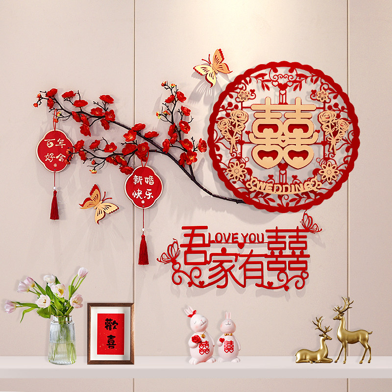 婚房背景装饰客厅电视墙