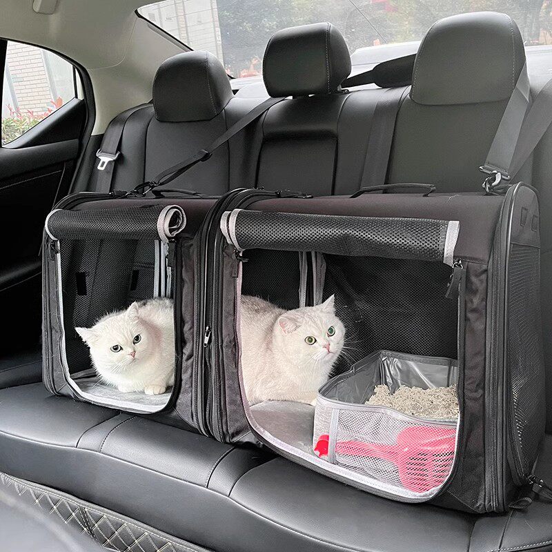 车载猫窝小型犬狗笼子宠