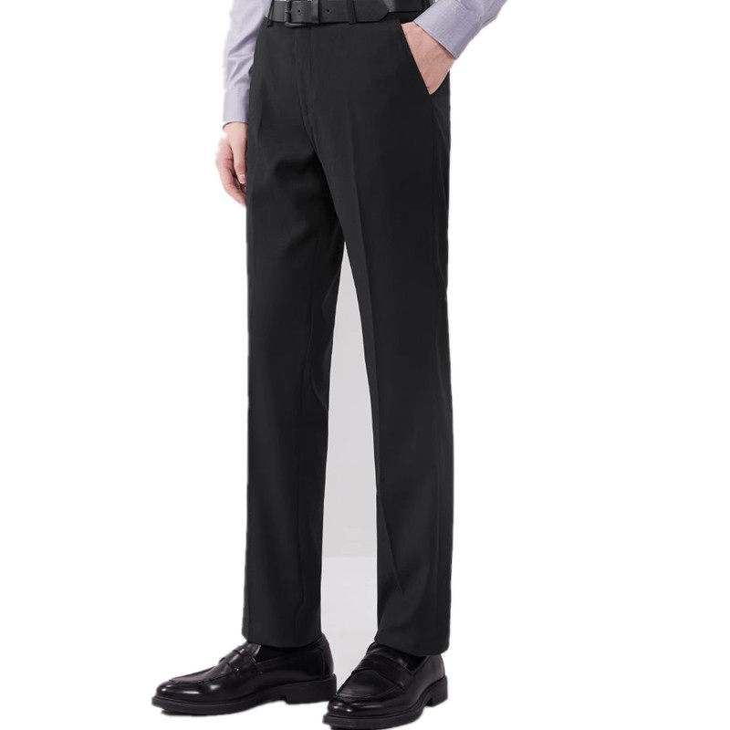 招行新款男西裤工装裤黑色工作服西装裤职业装招行新行服