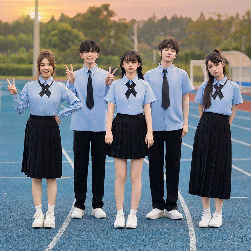 诗歌朗诵班服学院演出校服初中生