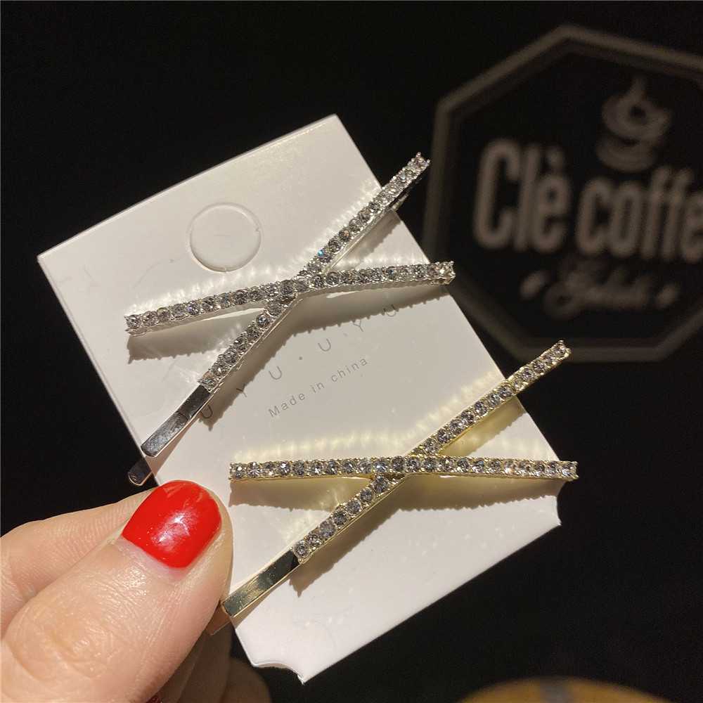 甜美简约网红发夹一字夹子头饰