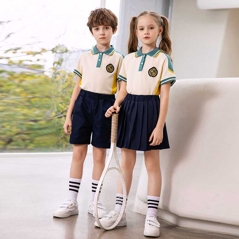 2023新款中小学生夏季校服套装含