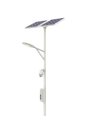 户外太阳能路灯6m8m新农村led路灯庭院道路照明监控太阳能路灯杆