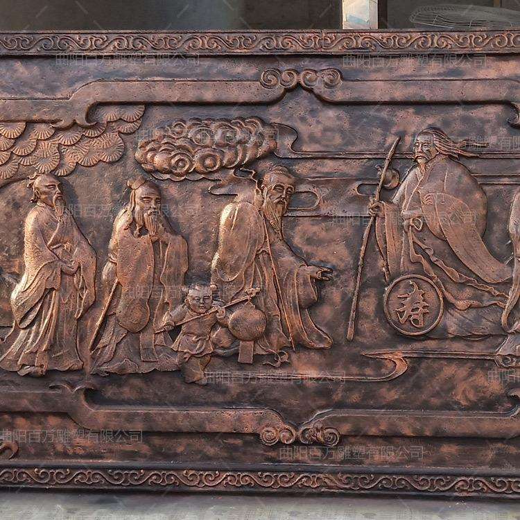 玻璃钢仿铜浮雕 锻铜浮雕可深化图纸加工 可设计浮雕稿加工制作
