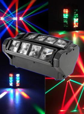 厂家直销DMX512摇头迷你蜘蛛灯镭射光束灯效果LED舞台灯光灯光秀
