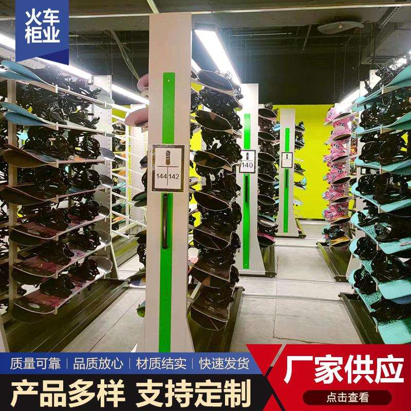 滑雪场滑雪板存放置物架 滑雪设备收纳架单板存放架滑板架生产