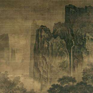 宋代名家古玩字画秋山红叶图字画复制装裱艺术微喷装饰画芯