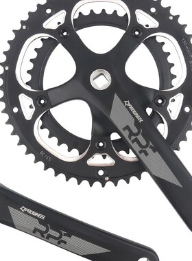 浩盟proweel方孔牙盘曲柄130BCD53T 2×10速9速RPF公路自行车牙盘