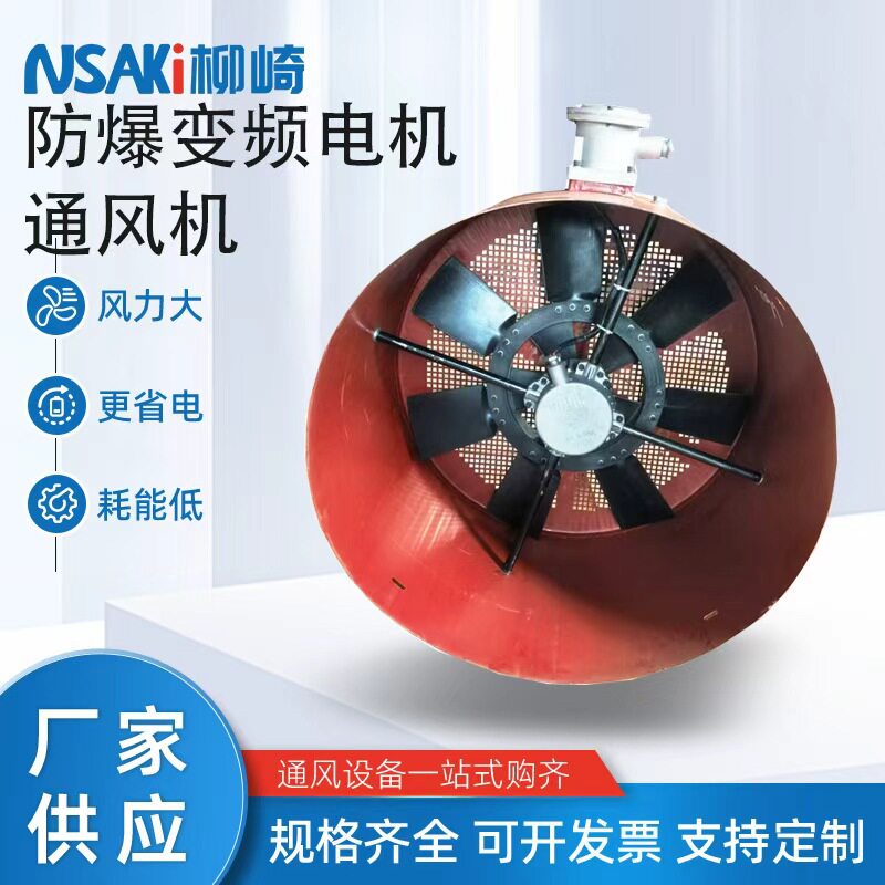 轴流式防爆变频调速电机专用冷却风机380V散热风扇BG-315A