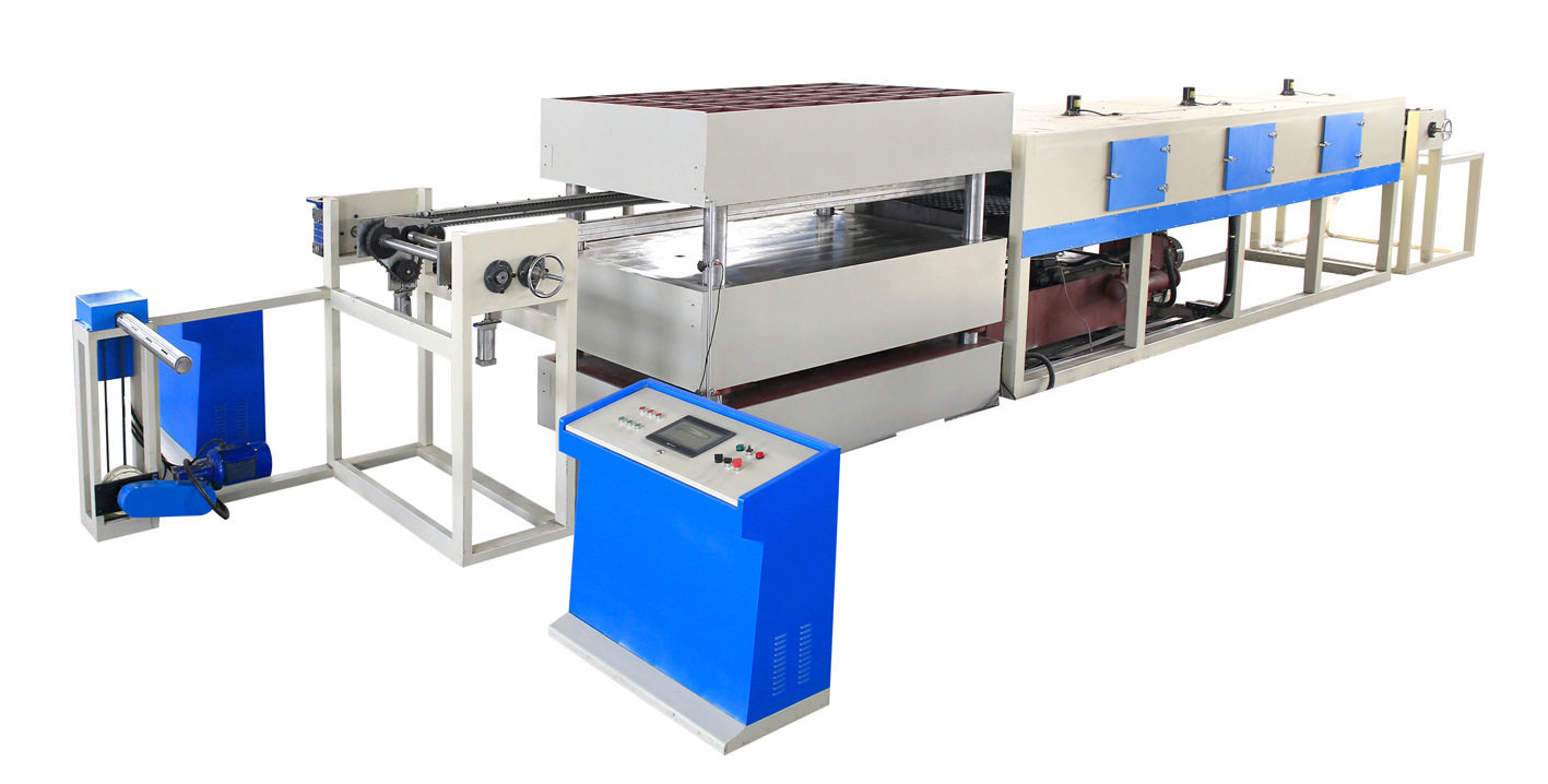 墙砖墙贴压型机 3D立体墙砖成型机生产线 覆膜机 成型机 涂胶机