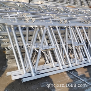 养牛场养牛双开式牛颈夹 自锁式新型牛脖夹 加厚热镀锌牛颈枷