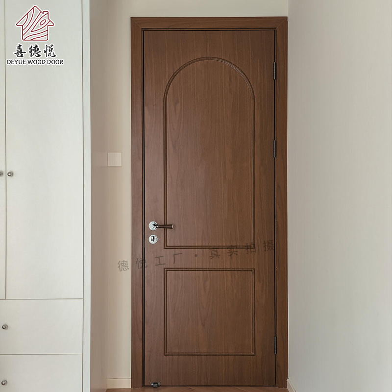 原木门卧室套装门多层板平开简约酒店家用旅游名宿套门厂家