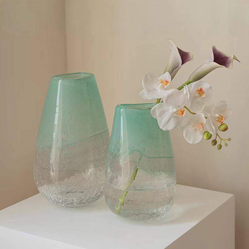 中古风手工拼色玻璃花瓶客厅餐桌水培复古花瓶简约轻奢装饰品摆件,橡塑材料及制品,其他塑料制品,淘宝优惠券,粉丝福利购,淘宝优惠卷