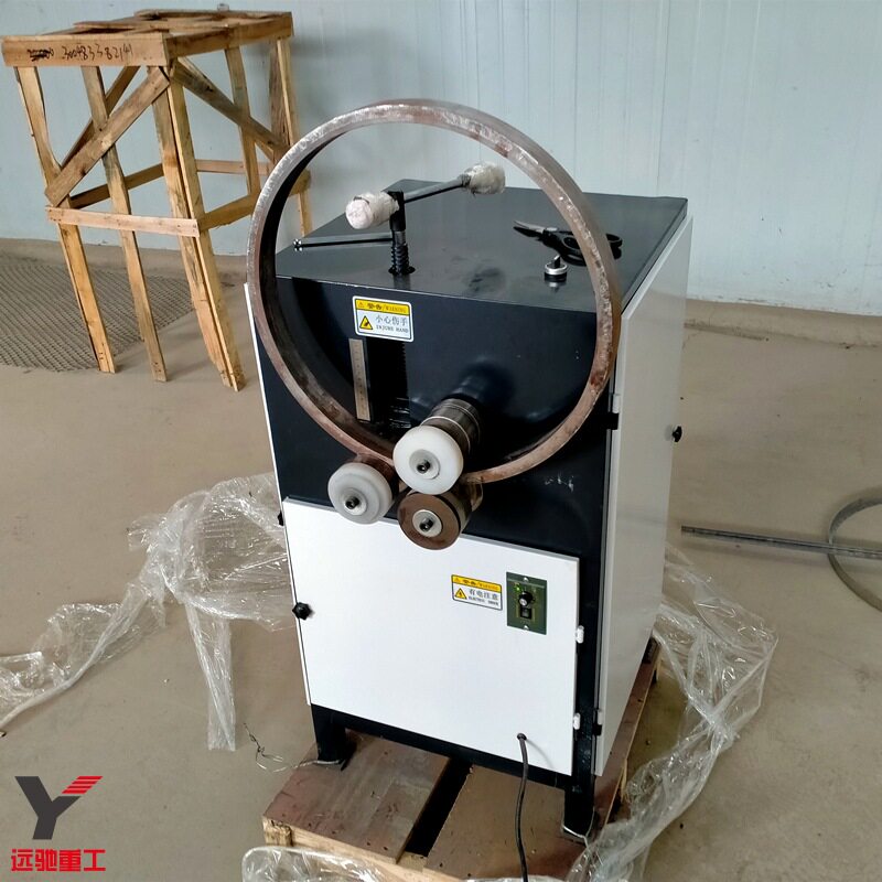 弯铝型材铜材灯饰圆圈一次成型机 三轴薄壁灯框滚圆机 镜框弯圆机