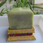 青田石大章料7.8 7.8 6.3CM带底座摆件印章金石篆刻石料创作大料