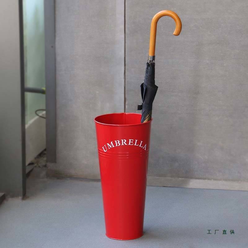 简约欧式雨伞收纳家用酒店大堂雨伞桶进门口放置筒放伞架