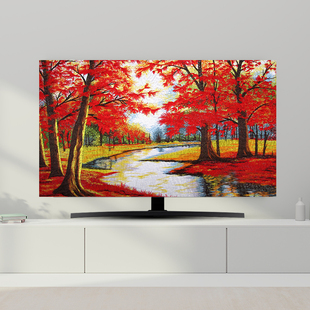 电视机罩套防尘盖布65寸43寸55寸75寸F挂式 液晶电视罩子7 2022新款