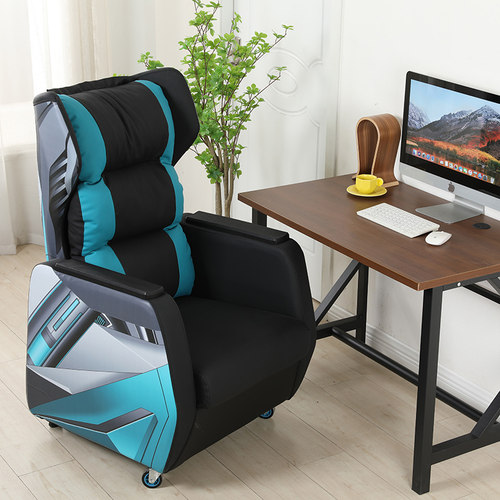 新款钢架c网咖沙发电竞游戏厅桌椅子单人一体式可躺家用网咖电脑