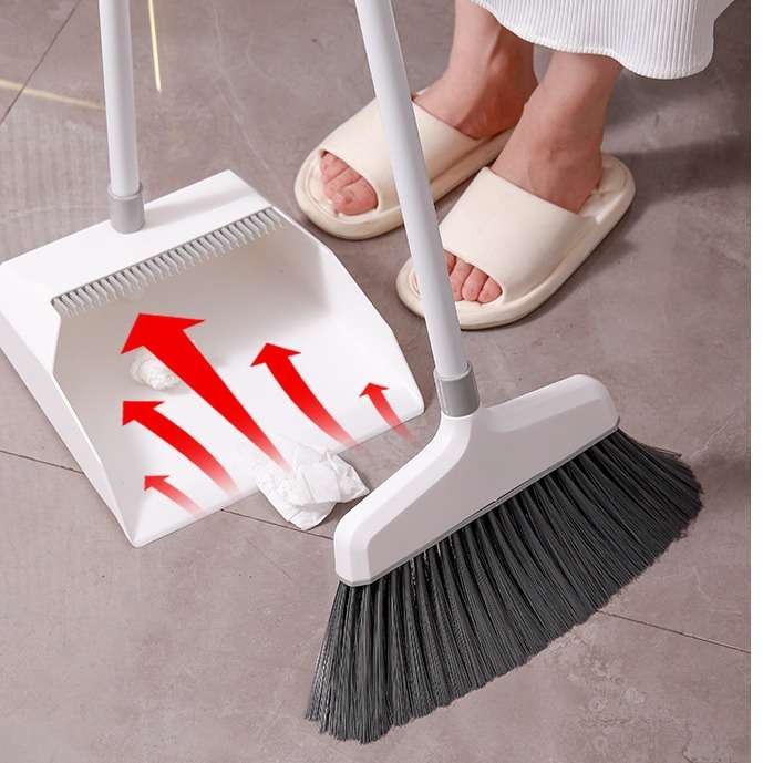 加长扫把套装家用清洁扫帚单个簸箕组合软毛刷笤帚扫地不粘头发