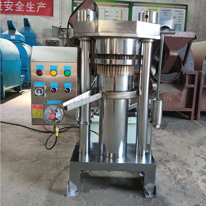 全自动立式液压榨油机芝麻紫苏压油机 油坊用榨油机械厂家