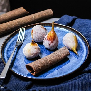 桔梗家 日式餐具早餐盘创意餐具牛排盘菜盘N平盘西餐盘家用大盘子