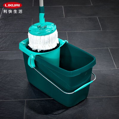 德国利菲家用旋转快拖把套装y带桶免手洗干湿两用懒人木地板地拖