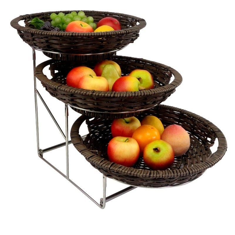 藤编超市堆头篮三层货架超市水果D蔬菜货架托盘圆形干货鸡蛋篓筐,商业/办公家具,蔬菜篮/水果篮,淘宝优惠券,粉丝福利购,淘宝优惠卷