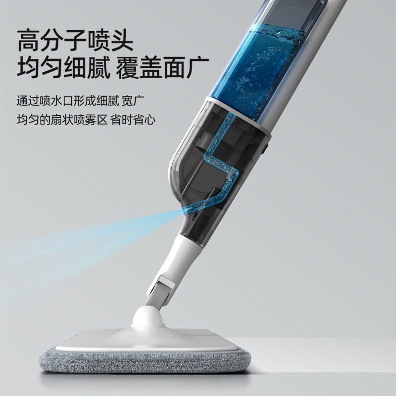 免洗喷水杀菌喷雾拖把一拖净家用懒人多I功能干湿两用拖把带免手