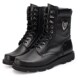 作战靴男特种兵作战鞋 高s帮钢头钢底真皮男靴子秋冬防水战术保安