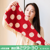 波点干发帽女柔软纯棉吸水速干包头巾可爱复古W吸水浴室家用