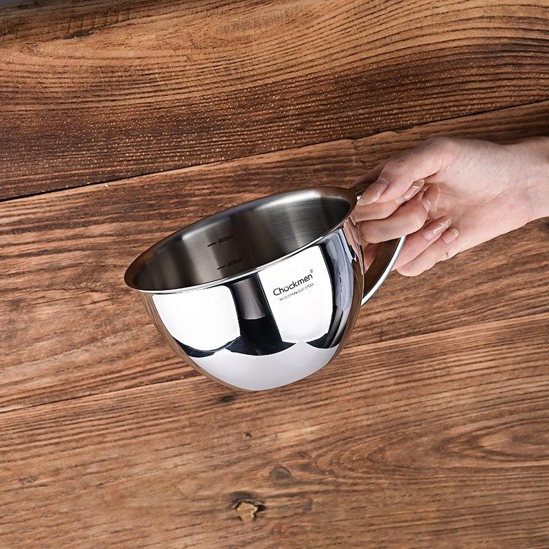 厚重控必入!德系316不锈钢大肚早餐杯牛奶打蛋碗量杯带Z手柄多用,餐饮具,碗,淘宝优惠券,粉丝福利购,淘宝优惠卷