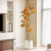 1.8米仿真绿植客厅装 饰仿生假漆木树室内盆栽摆件大X型落地假植物