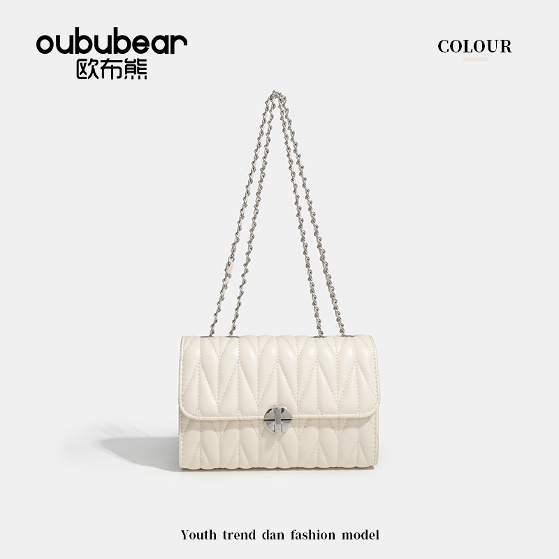 oububear/欧布熊2025新款腋下包夏季时尚休闲小香风单肩斜跨女包