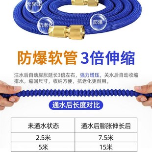 高压洗车水枪抢家用神器伸缩w水管软管自来水喷头冲洗喷枪增压加