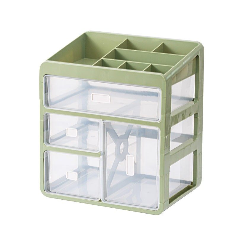 化妆品收纳盒f大容量抽屉式置物架家用宿舍护肤品柜梳妆台整理防