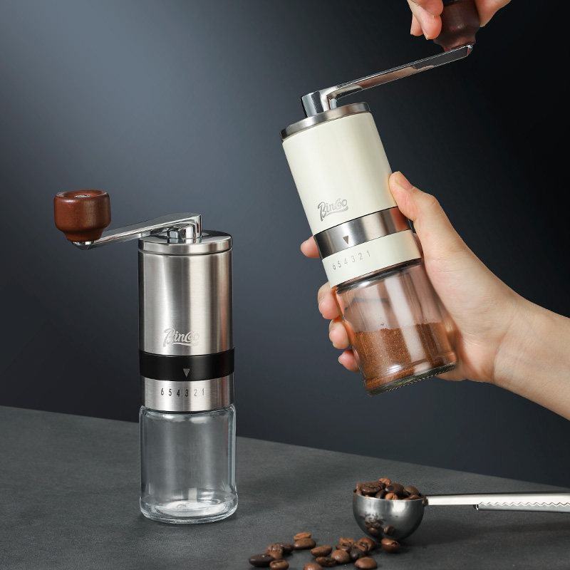 手摇磨豆机咖啡豆研磨机咖啡手动磨粉H手冲器具家用小型手磨咖啡